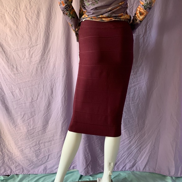 BCBG Max Azria Herve Leger Body Con Pencil Skirt - Picture 3 of 6
